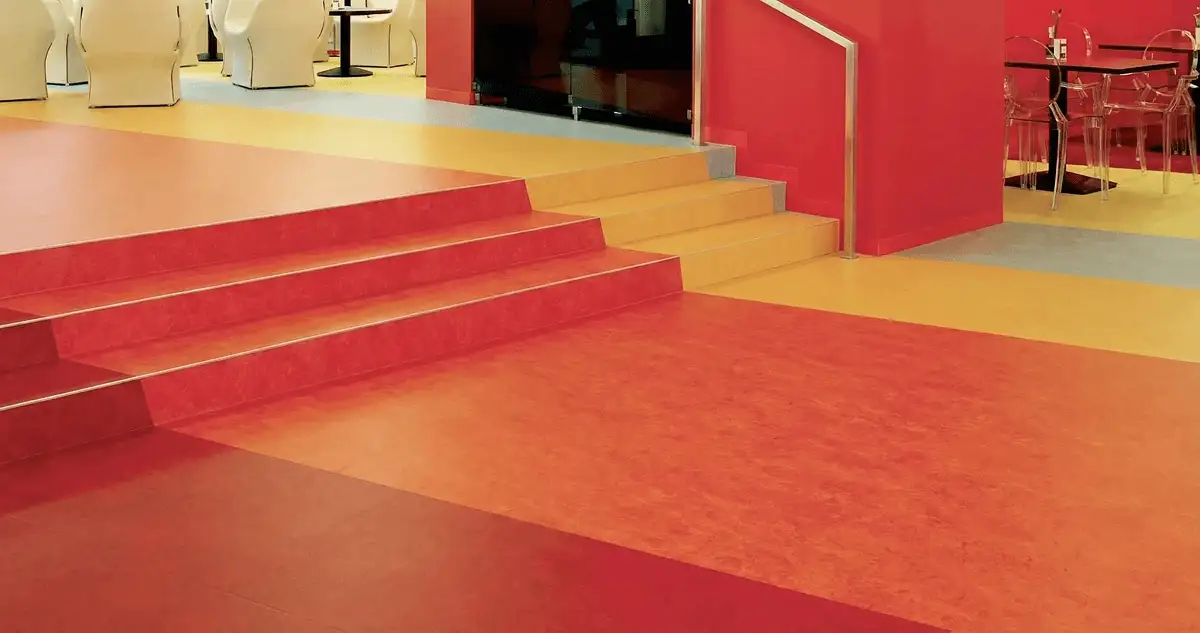 Snack bar with beautiful professionally installed linoleum flooring in Providence, RI